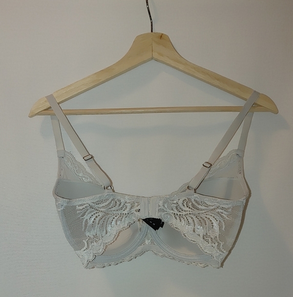 Natori Feathers Underwire Contour Bra Light Blue Gray 34DD 730023 - Picture 3 of 8